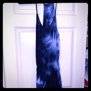 Brandy Melville blue tie dye romper!